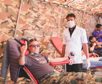 Blood Donation Drive — Giving the Gift of Life